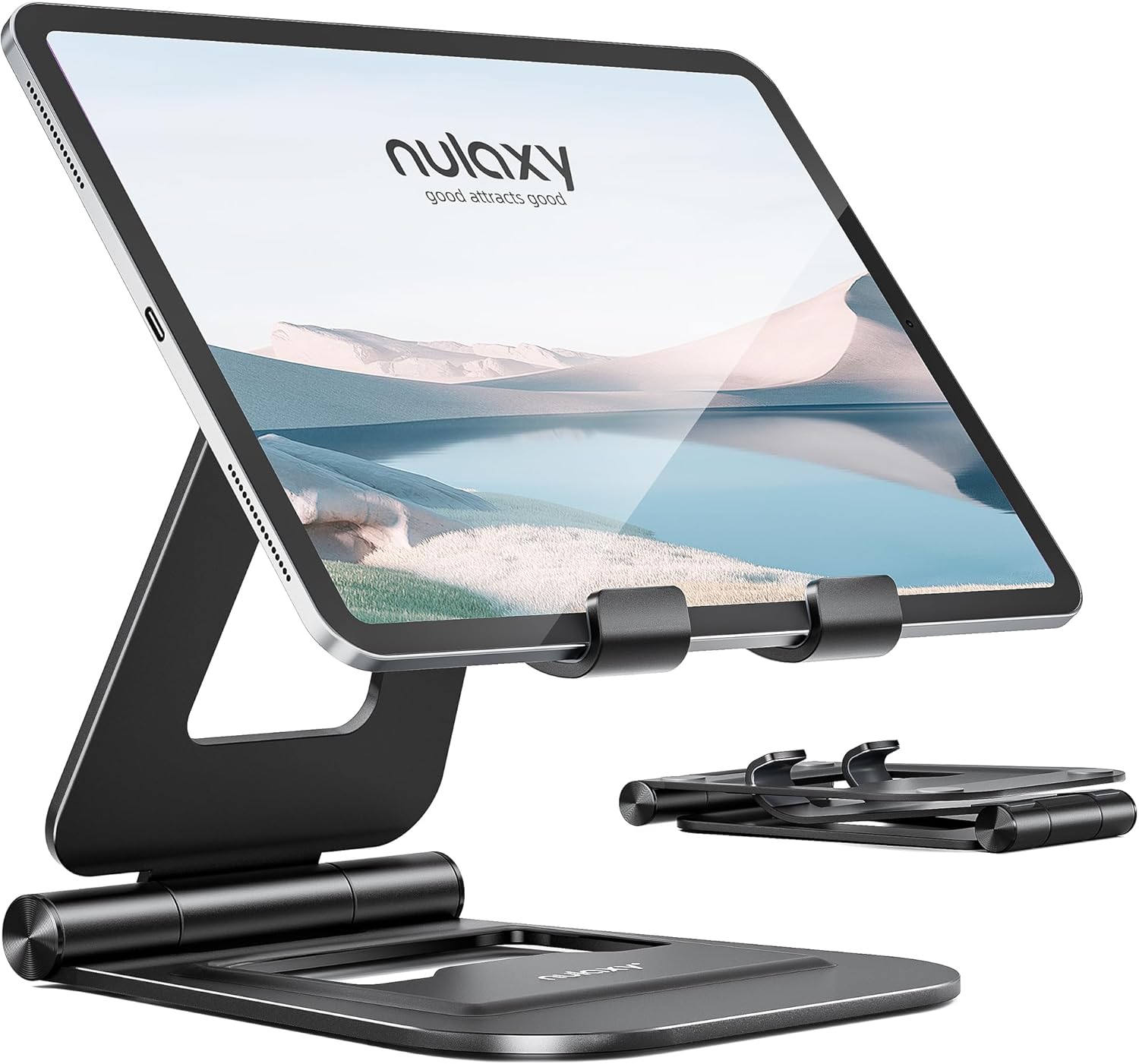Nulaxy A5 Aluminum Dual Foldable iPad Stand