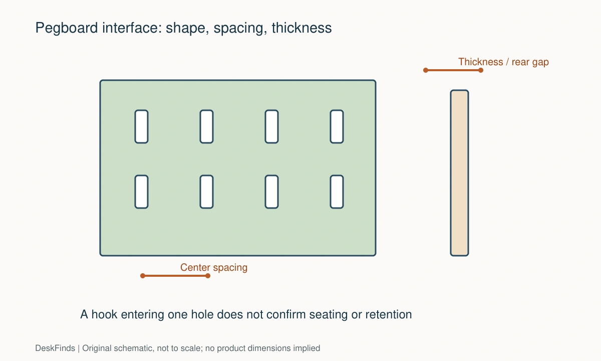 Original schematic for How to Choose Pegboard Accessories That Fit Your Board